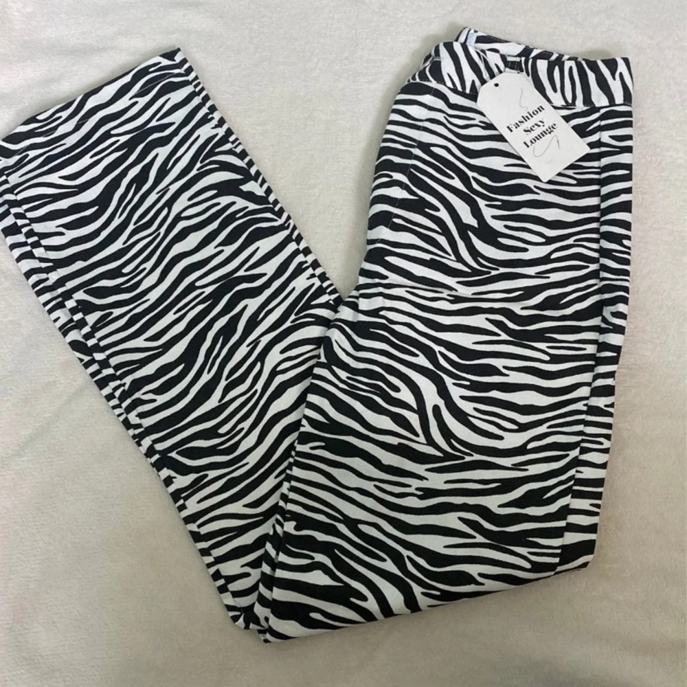 zebra pants